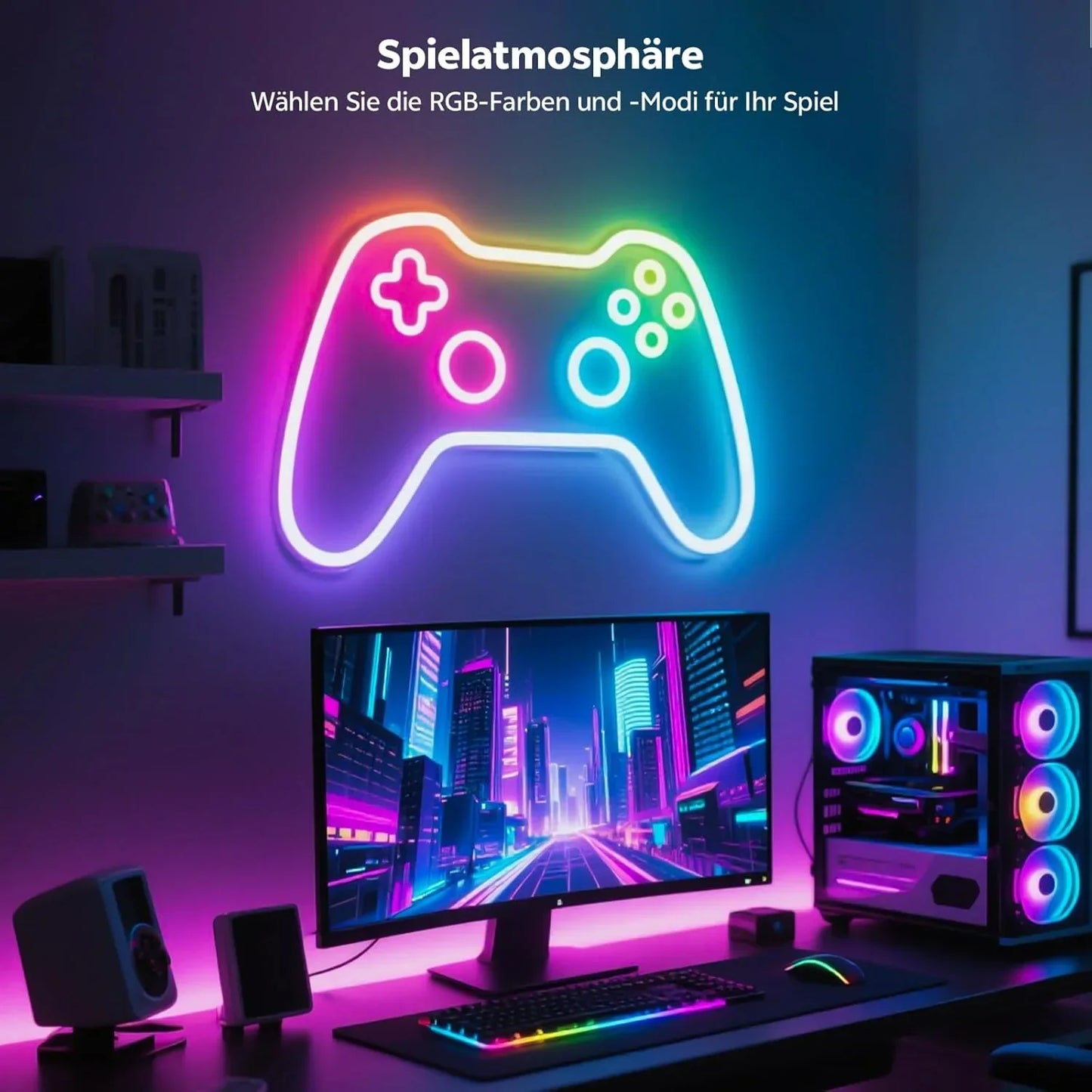 🌈 NeoLight™ RGB – La Bande LED Néon qui Transforme Votre Espace