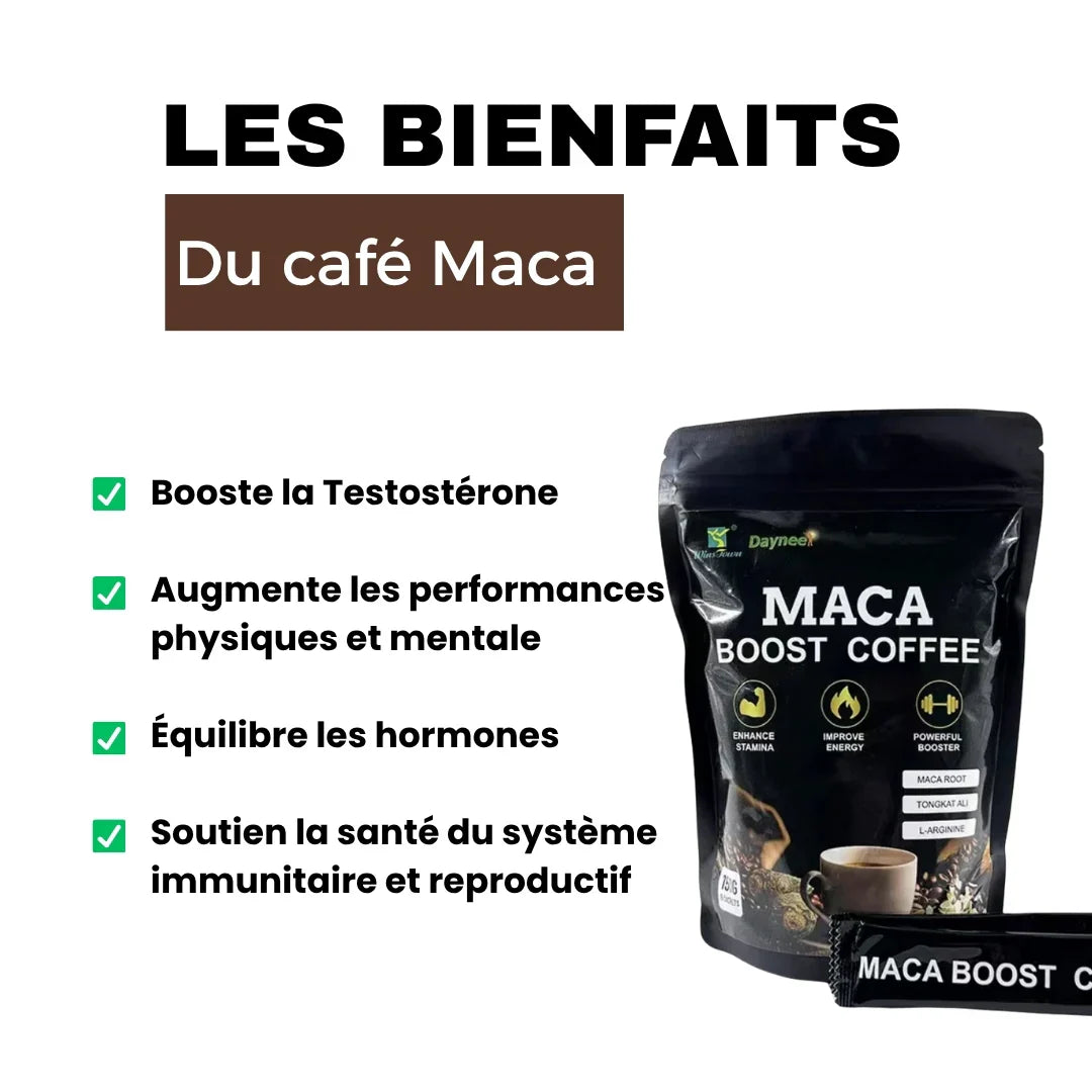 Retrouve une énergie qui te maintient en forme toute la journée, te rends productif et améliore tes performances avec ce complément naturel en café