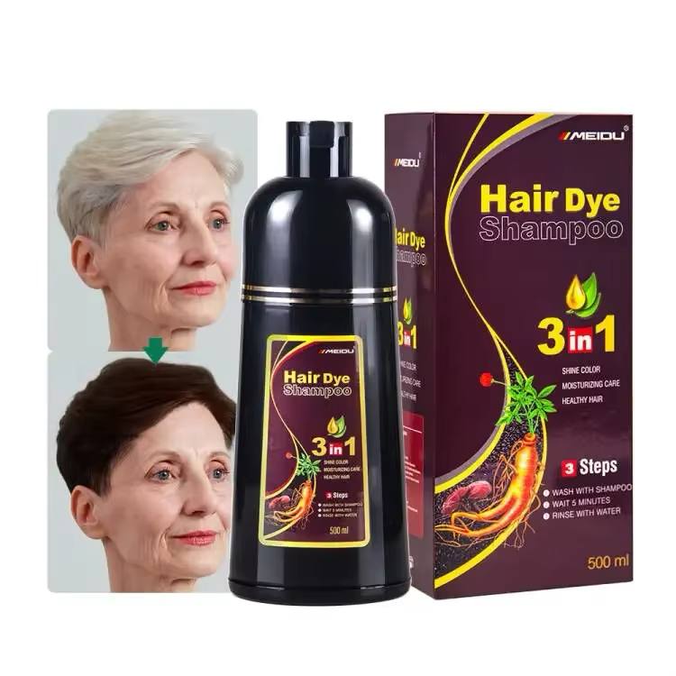 Le secret des cheveux noirs sublimes : Shampoing Black Hair 3 en 1 (T-C)