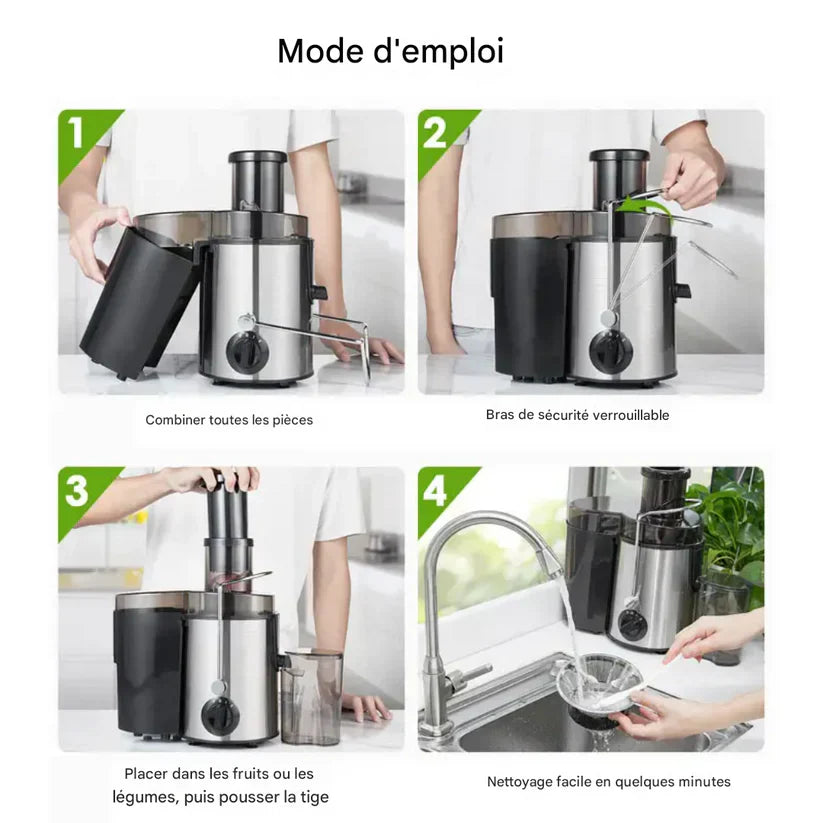 Extracteur de Jus Automatique 100% Naturel